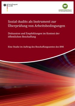Deckblatt Studie zu Sozial-Audits